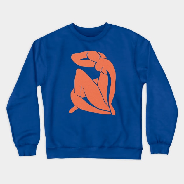 Henri Matisse Blue nude art Crewneck Sweatshirt by JulyPrints